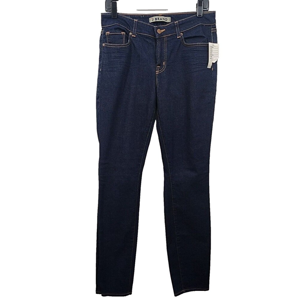 J. Brand Size 30 Dark Wash Blue Label Curvy Fit Skinny Jean Anthropologie NWT